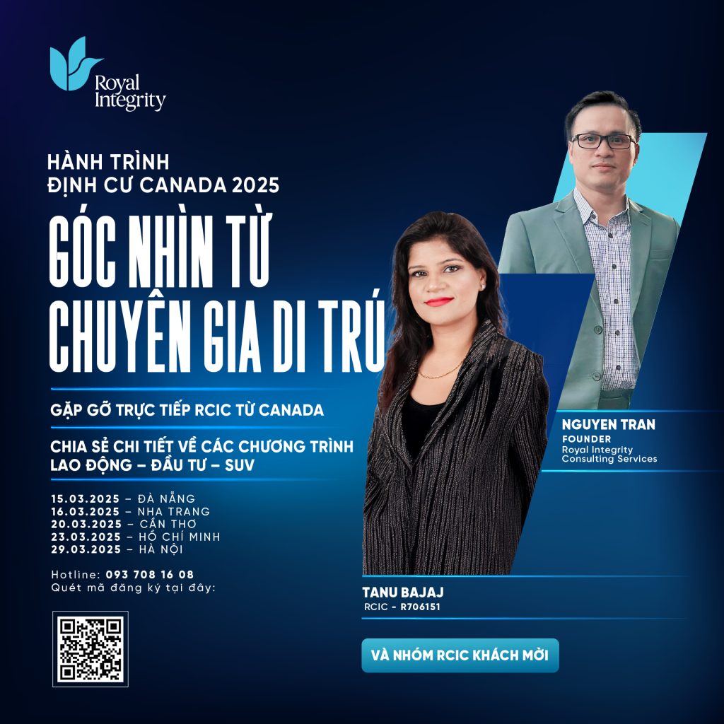 HÀNH TRÌNH ĐỊNH CƯ CANADA 2025