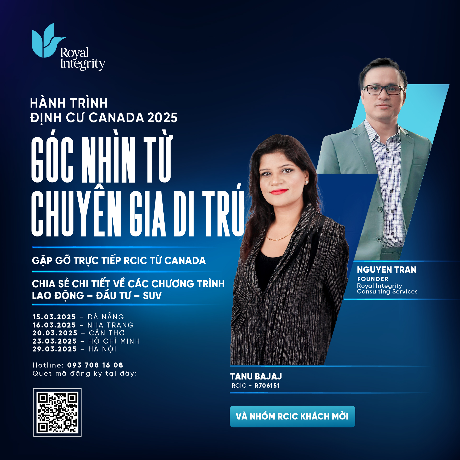 HÀNH TRÌNH ĐỊNH CƯ CANADA 2025