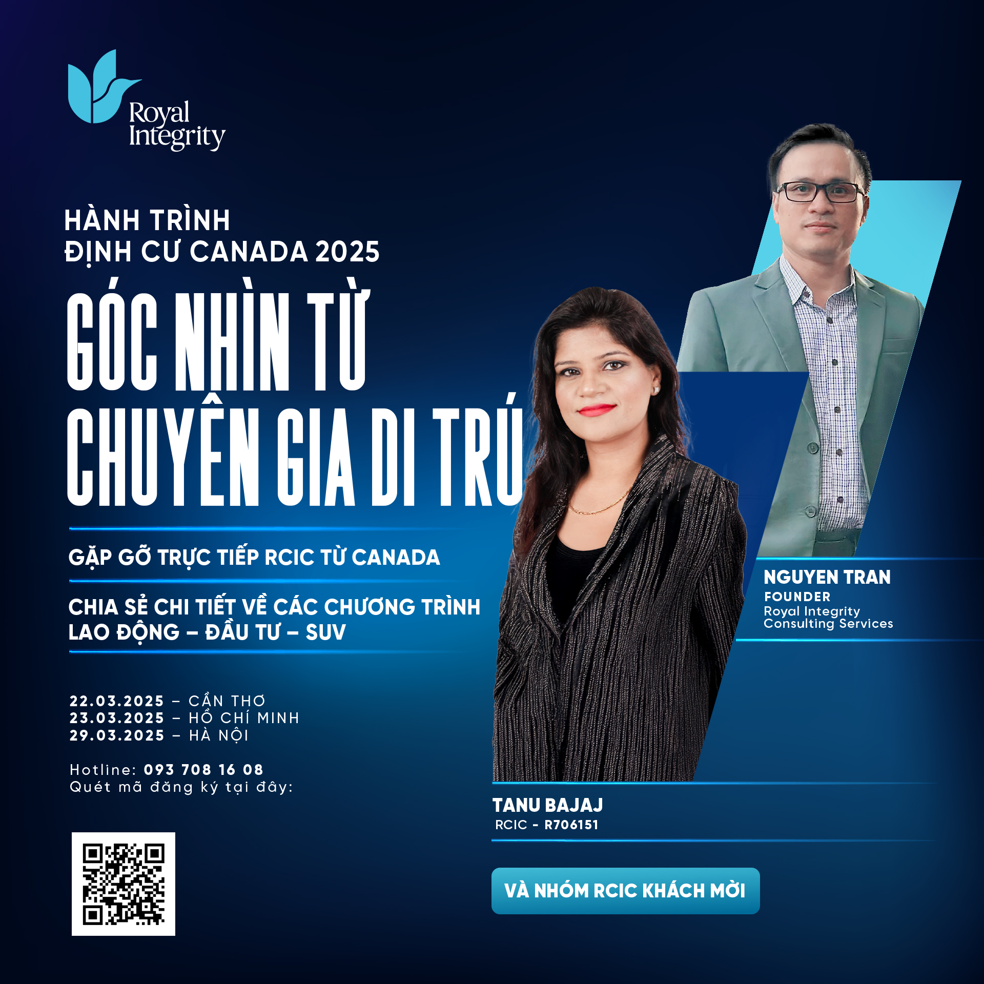 ỘI THẢO HÀNH TRÌNH ĐỊNH CƯ CANADA 2025 – GÓC NHÌN TỪ CHUYÊN GIA DI TRÚ