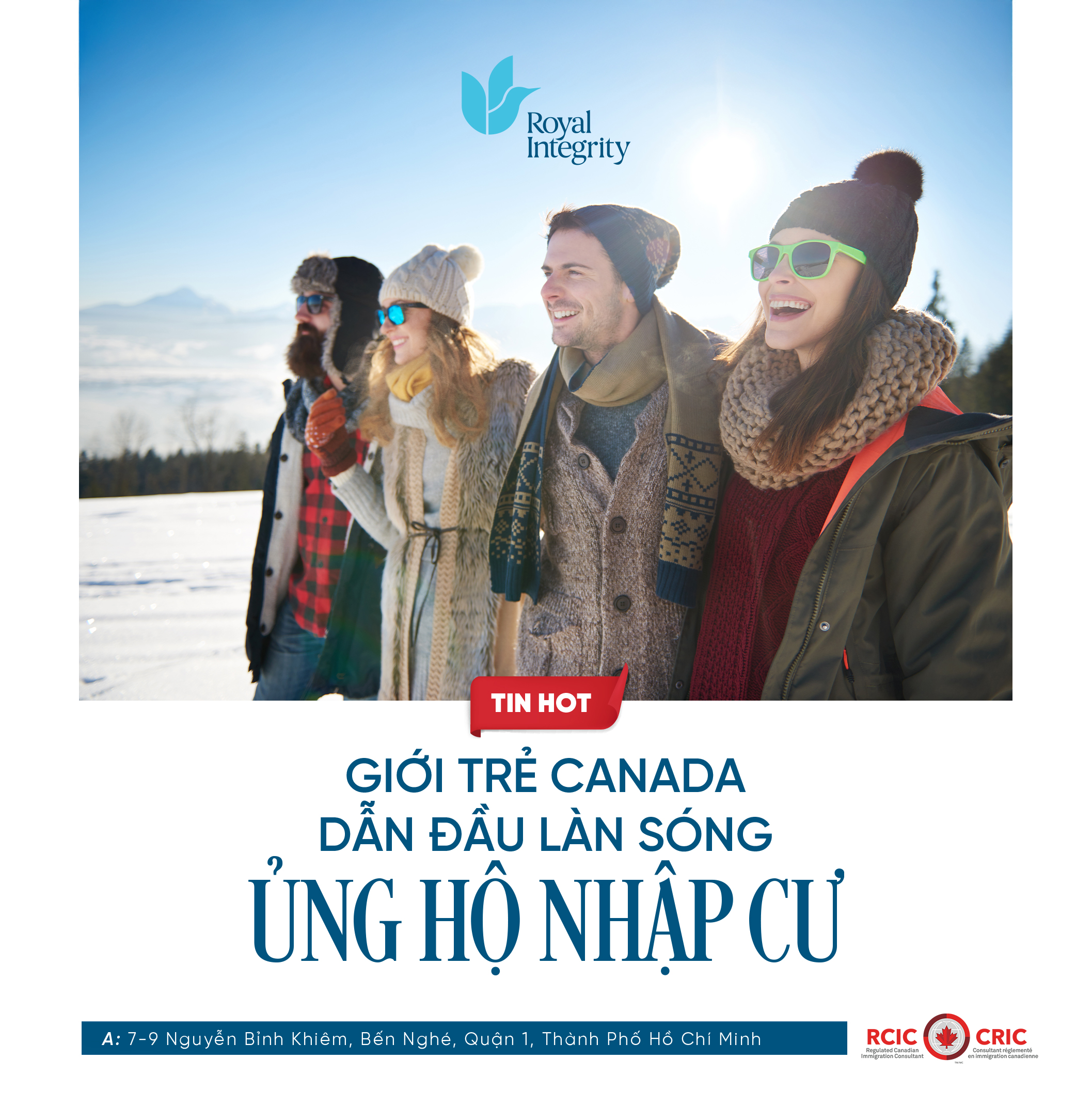 Giới trẻ Canada dẫn đầu làn sóng ủng hộ nhập cư